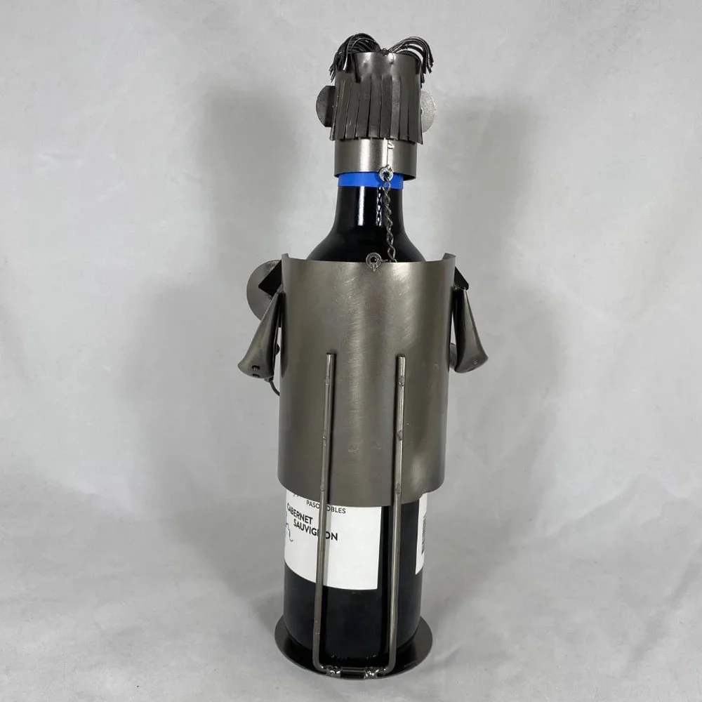 Photographer Metal Wine Bottle Holder MG2641
